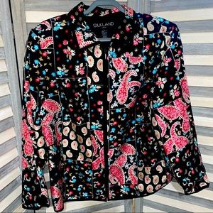 Colorful Silkland Jacket Sz 1X